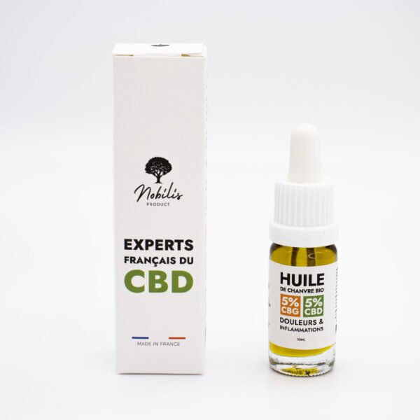 Óleo 5% CBD 5% CBG – Dor e inflamação – Produto Nobilis – 10 ml a venda em Braga, Portugal , Enviamos para toda europa